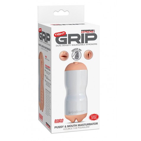 Мастурбатор вагина-ротик Pipedream Extreme Toyz Tight Grip Pussy & Mouth